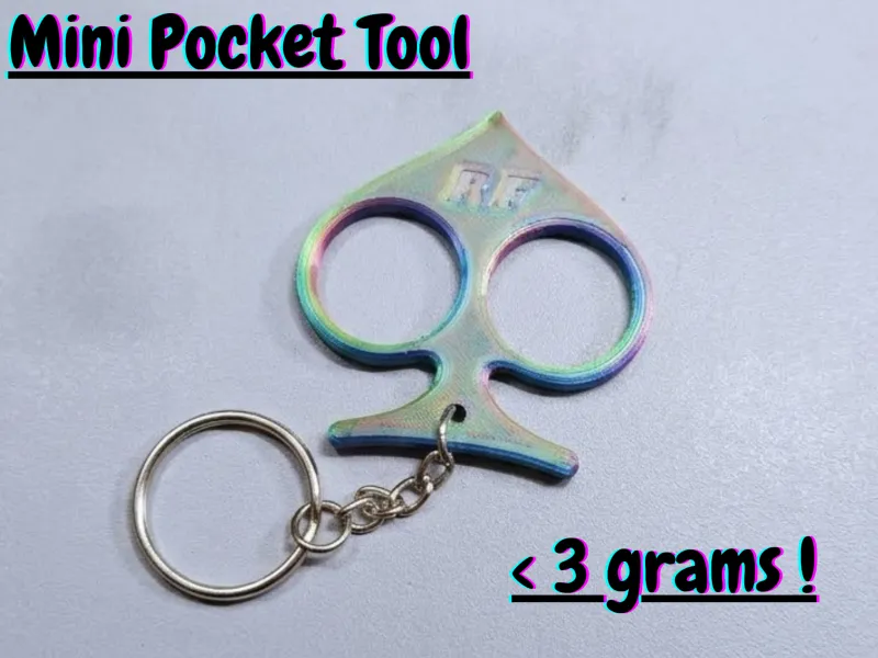 KeyChain Duo-Ring Knuckle Holder