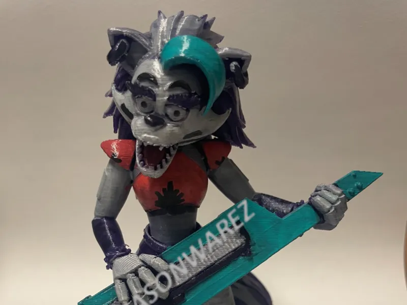 Glamrock Roxy (Roxanne Wolf) -FNAF Security Breach