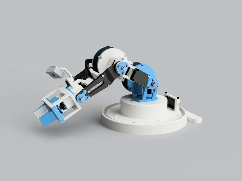 Halfsmart desk robotic arm.