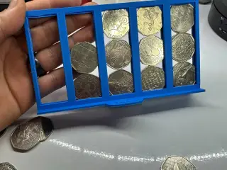 UK 50p collection display case