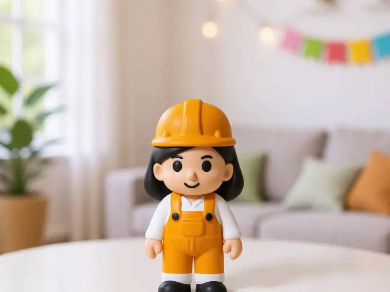 Cute Construction Worker Girl