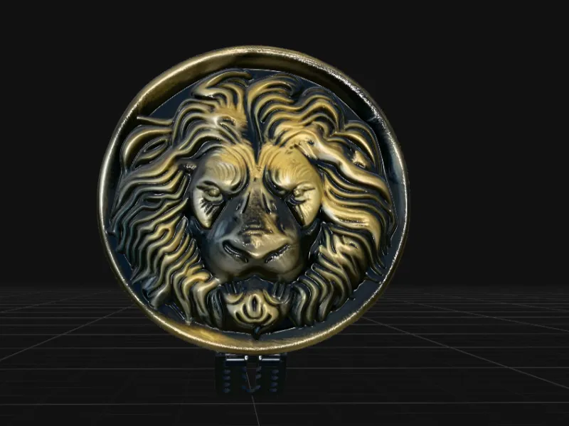 Majestic Lion Wall Medallion | Classical Lion Relief