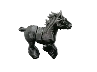 Articulated Horse Toy, Flexible Movable Figurine