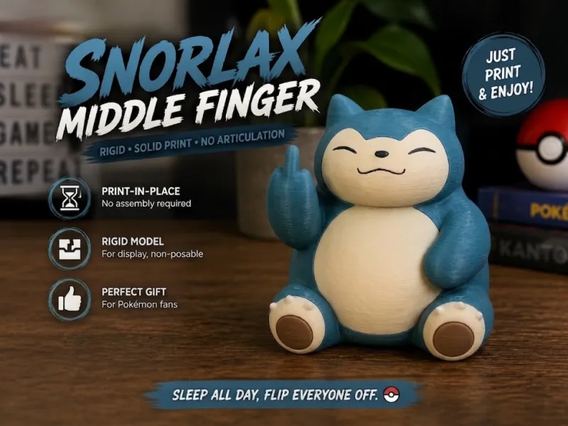 Snorlax dito medio