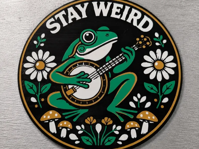 Cartello Stay Weird