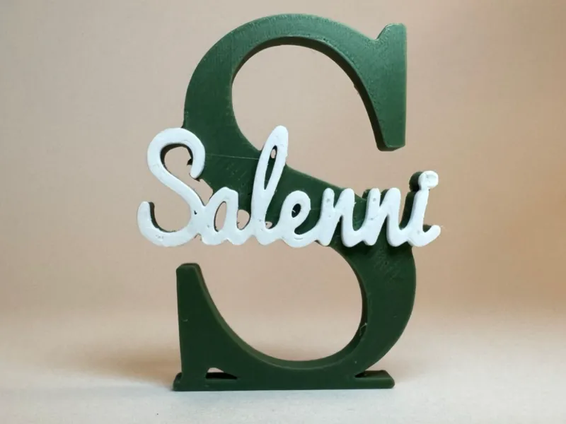 3Dネームプレート - Salenni