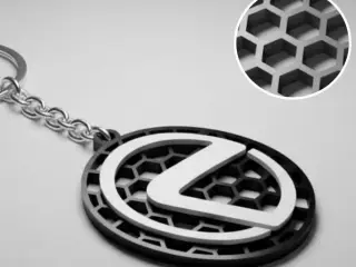 Lexus logo keychain