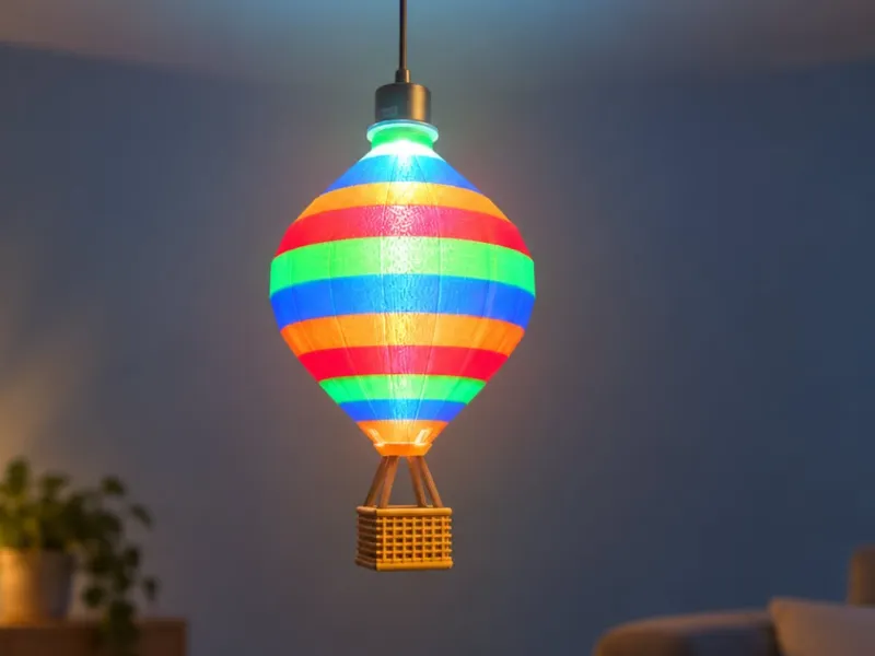 Hanging LED Lamp Hot Air Balloon