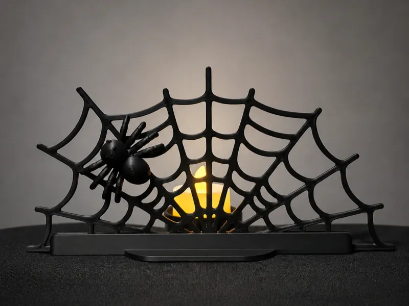 Halloween Spinnenweb - LED Theelicht Decoratie
