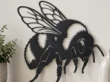 Cute Bumble Bee Garden Wall Art Home Decor-0