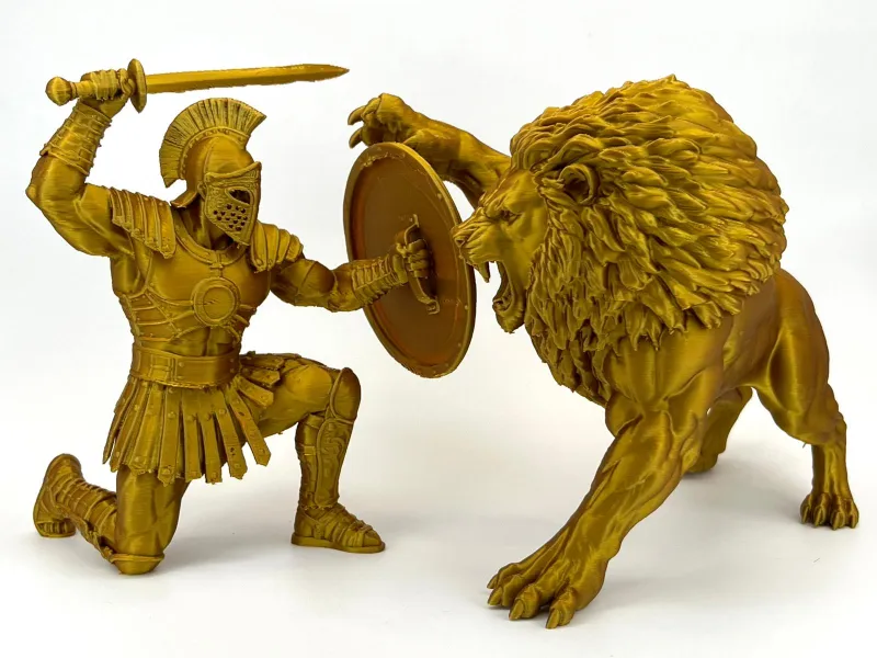 Gladiator & Löwe