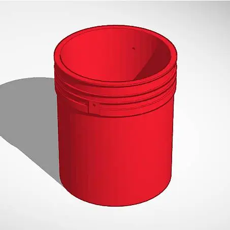 5 Gal Pail - No Handle Koozie Can Holder