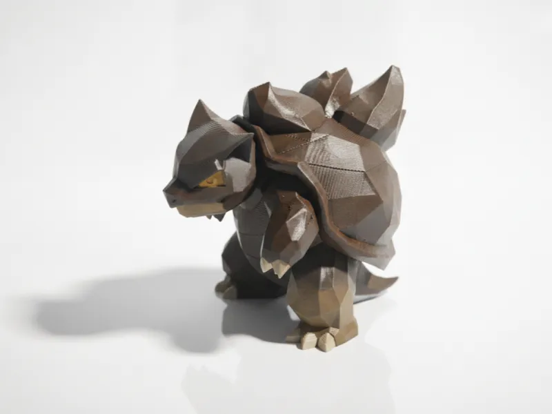 Geo Blastoise Pokemon Figurine 3D Printable