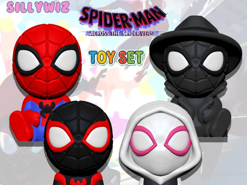 Buy 3 Models, Get 1 FREE! - Spider Man - Multiverse Toy Set