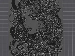 Girl - HueForge
