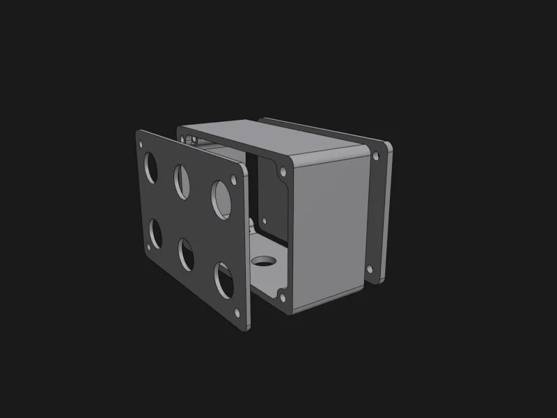 6 Hole 22mm Pilot Lamp and Switch Box