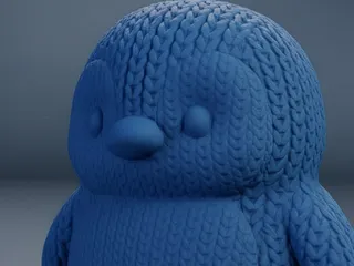 pinguino azul