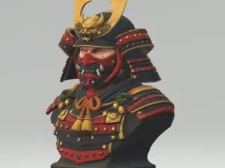 Samurai bust
