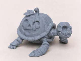 Pumpkin Turtle Halloween Decoration