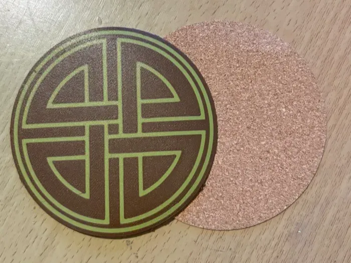 Irish Celtic Shield Coaster