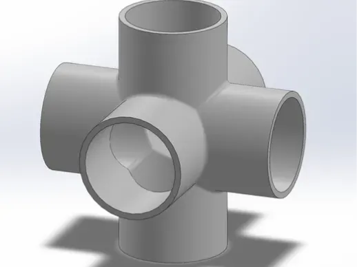6-connector piece