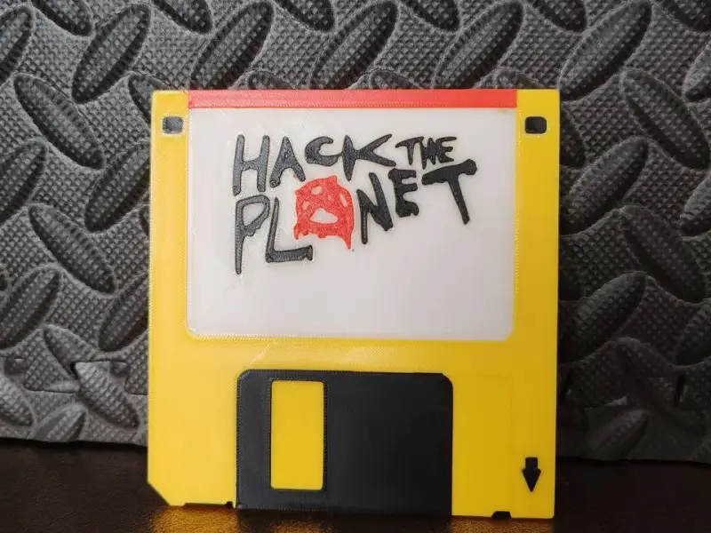 floppy disk hack the planet