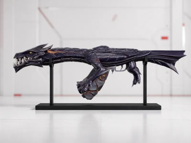Elderflame Vandal Cosplay Weapon - Valorant Fan Model