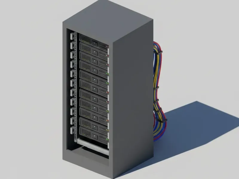 Low Poly Server Rack