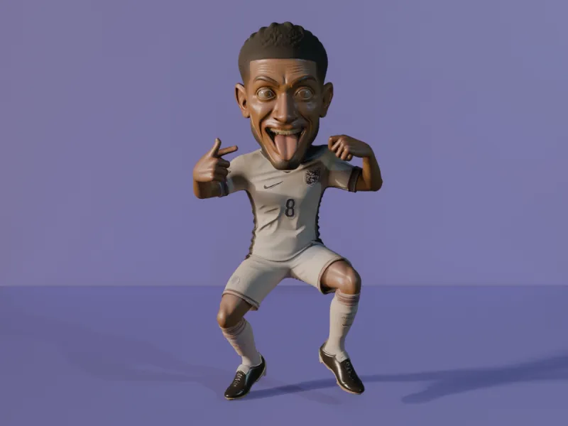 Jude Bellingham "Golden Boy" Statue - High-Expression