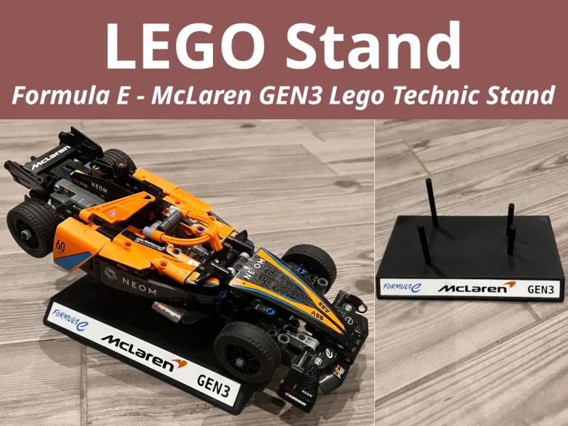 Soporte para Lego - Formula E McLaren Gen3