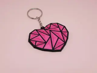 Keychain Heart Valentines Day