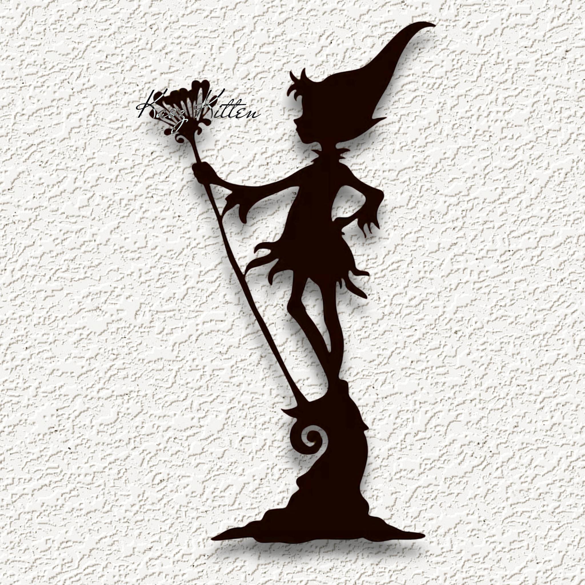 dandilion pixie fairy sprite wall art home decor