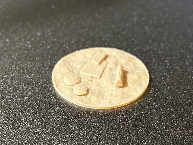 Mud & Slabs: 40 mm round wargaming base