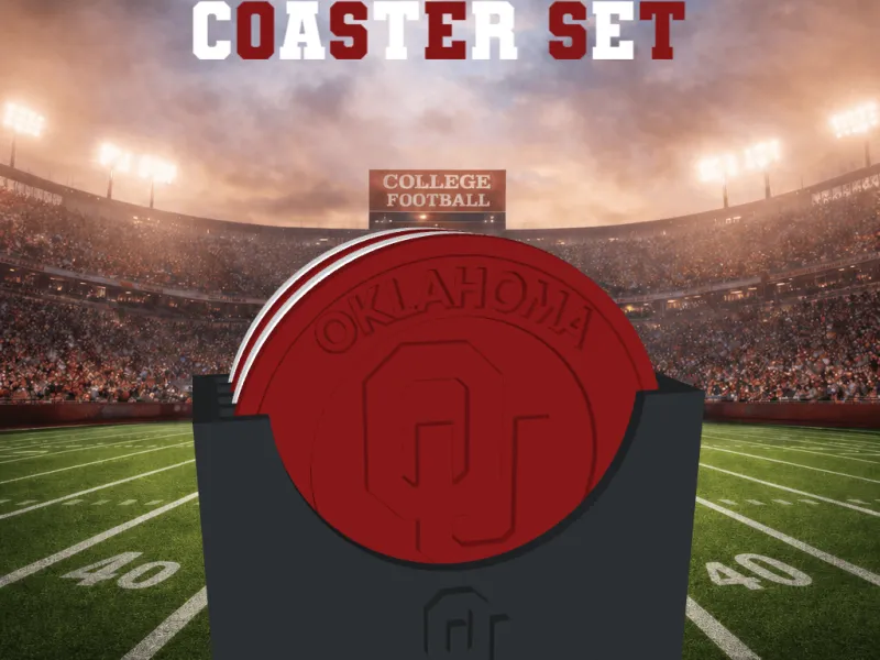 Soporte para posavasos de los Oklahoma Sooners (NCAA/SEC)