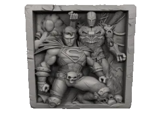 Superman and Cyborg Picture