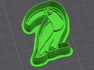 TOUCAN CLAY OR COOKIE CUTTER