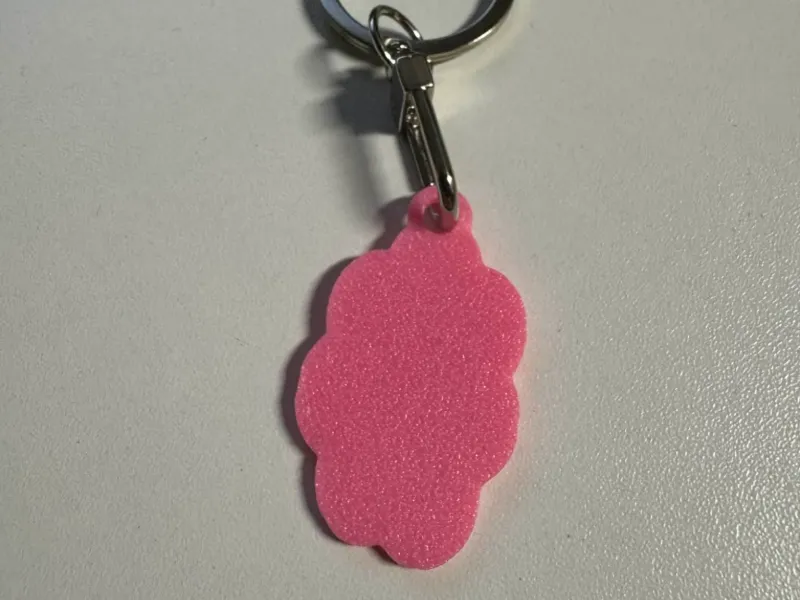 Cloud Blossom Charm Keychain