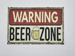 Warning Beer Zone