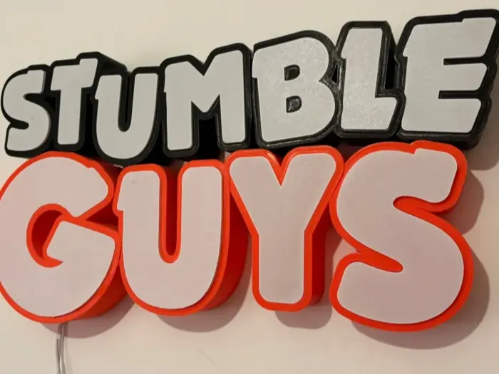 Stumble Guys Led Letter