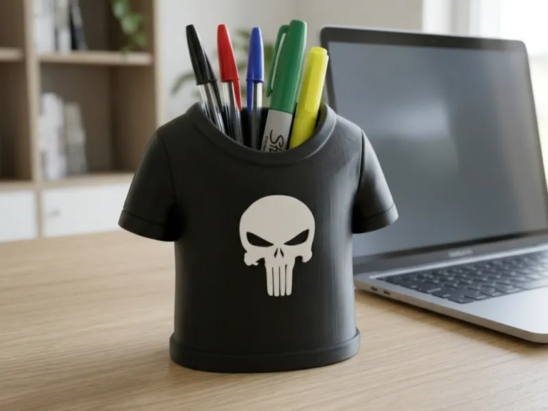 PORTAPENNE / ORGANIZER MAGLIETTA PUNISHER