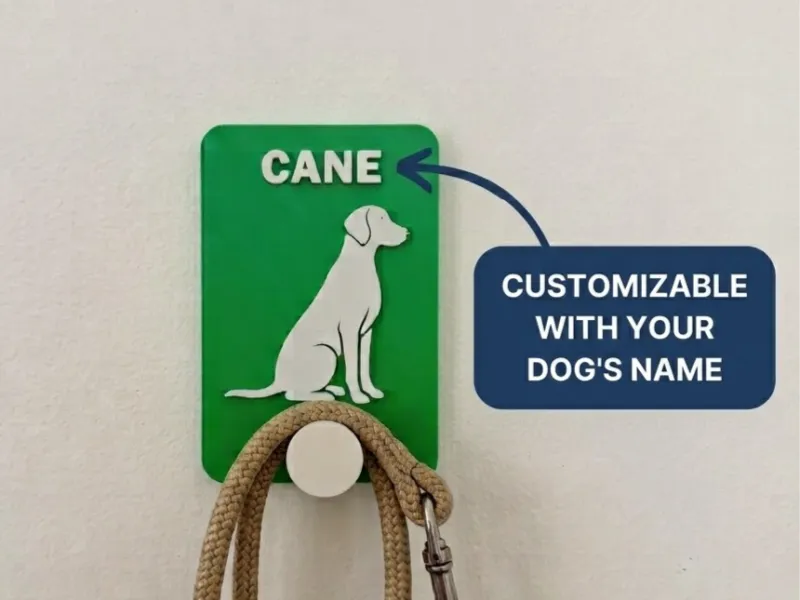 Personalized Dog Leash Holde