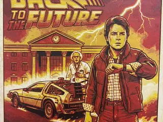 Back to the Future poster V2 Hueforge 200x200