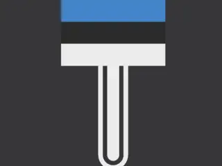 EE - Estonia Flag bookmark
