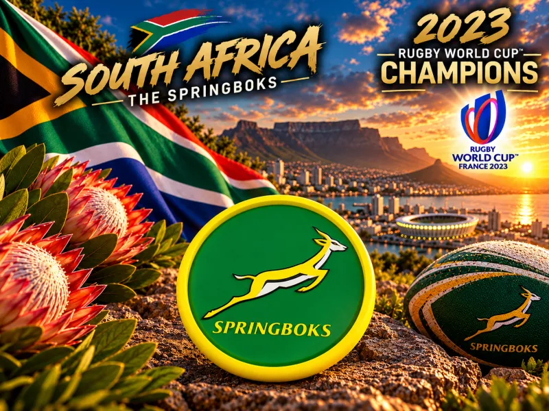 🏉 Springboks Koffieonderzetter