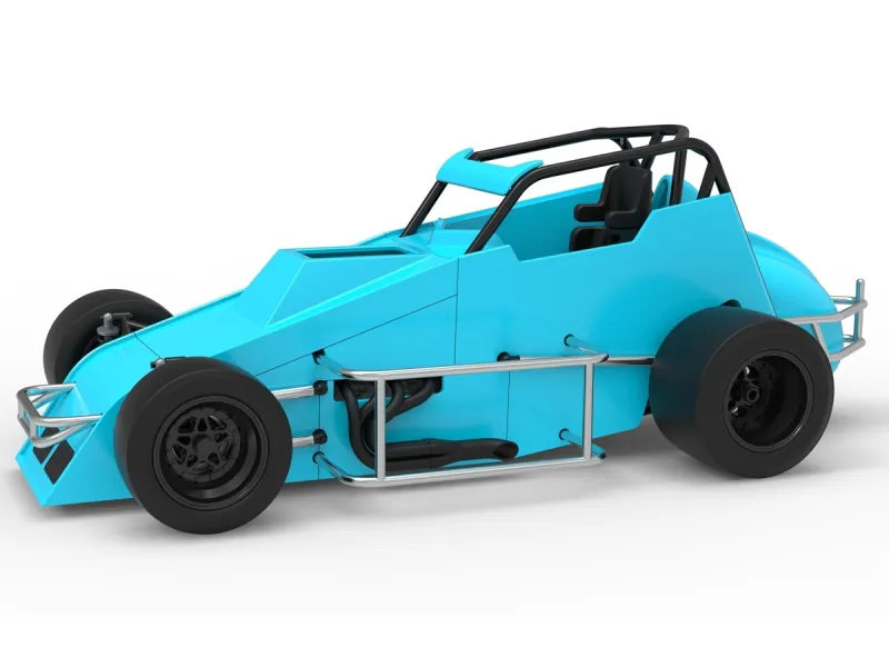 Pavement Sprint car Version 2 Scale 1:25
