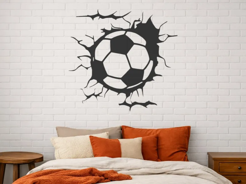 silueta balon de futbol