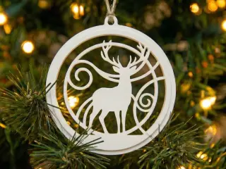 christmas reindeer ornament