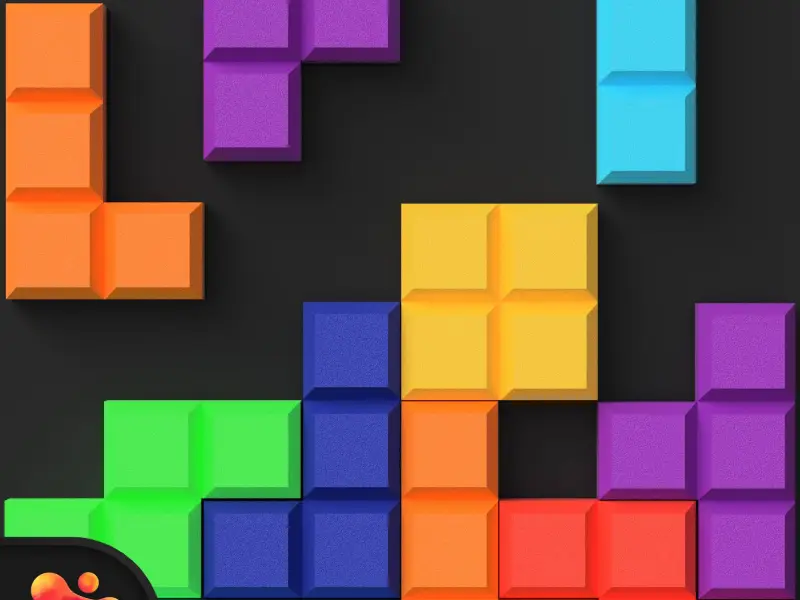 Tetris Fridge Magnets by Polymeria