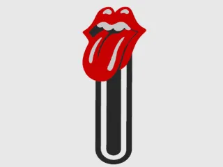 Marcador de livro Rolling Stones