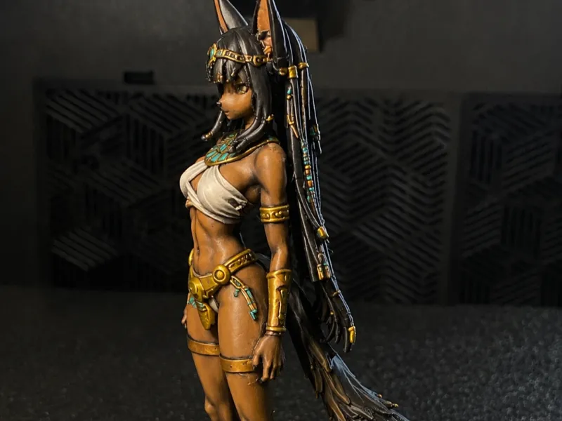 エジプシャン・ジャッカル・ガーディアン – 手塗り